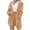 Brown 2 piece outfits for women, variant on Usmixi Pajama Set for Women Fuzzy Plush Sleepwear Sets for Women Cozy Fleece Pajamas 3 Piece Outfits Casual Solid Fluffy Sherpa Coat Tank and Shorts Suit Homewear Lounge Sets Under $10