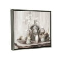 thumbnail image 3 of Stupell Industries Traditional Delicate Florals Still Life Painting Luster Gray Floating Framed Canvas Print Wall Art, Design by Julia Purinton, 3 of 8