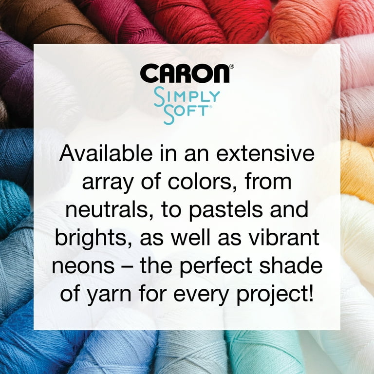 Caron Simply Soft Gold Yarn - 3 Pack of 170g/6oz - Acrylic - 4 Medium  (Worsted) - 315 Yards - Knitting, Crocheting & Crafts