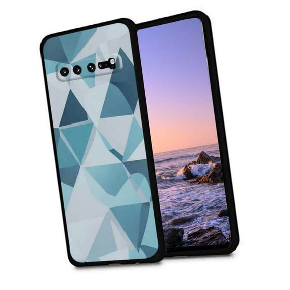 Compatible with Samsung Galaxy S10 Phone Case, Geometry-Marble-1 Case Men Women, Flexible Silicone Shockproof Case for Samsung Galaxy S10