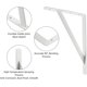 thumbnail image 4 of HARDWARE Soportes para estantes de servicio pesado Estantes de metal Soportes en L Soporte de ángulo de montaje en pared triangular de 90 grados para flotar, 4 of 5