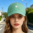 thumbnail image 2 of HuangHuanChen Unisex Baseball Caps Lover Heart Embroidery Summer Sunshade Hat Sun Caps Student's Versatile Visor Hat Baseball Caps Daily Wear, 2 of 6