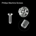 thumbnail image 4 of Unique Bargains M2x8mm Plastic Phillips Machine Screws, PC Flat Head Machine Bolts 25 Pack, 4 of 4
