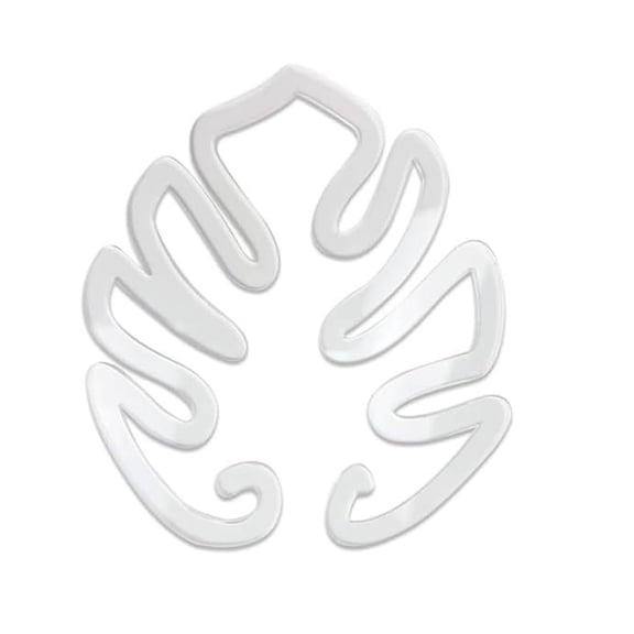 Toystoory La pantalla de plástico de la carcasa del clip de fijación de flores y hojas para plantas discreta garantiza que el foco permanezca Jardín y Patio Tipo B