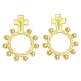 thumbnail image 1 of Anillos de rosario 2655 de metal dorado, paquete de 12 unidades, para todas las edades, 1 of 5