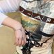 thumbnail image 3 of Conjunto de Pulsera y Collar YONGSHENG con Colgante Cruzado Hecho a Mano con Cuentas de Rosario, 3 of 5