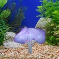 thumbnail image 3 of Tunhigl Fluorescent Jellyfish Aquarium Ornaments, Non-Toxic Silicone Glow Decor, Realistic Floating Coral Water Grass, Safe for Fish Tanks, Fresh/Saltwater Purple, 3 of 6