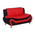 thumbnail image 6 of Home Square 2-Piece Set with Faux Leather Loveseat and Club Chair, 6 of 10