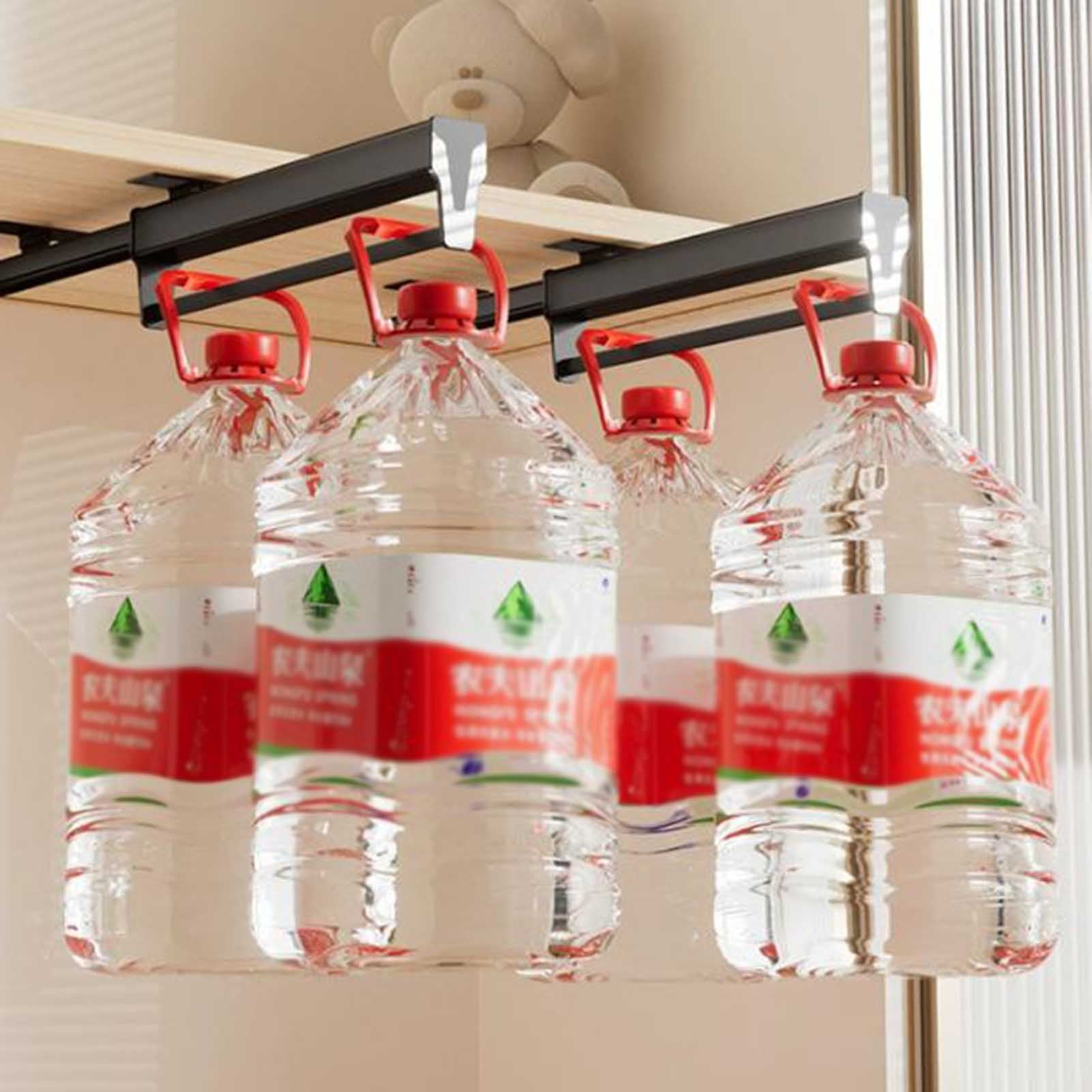 Closet Clothes Hanger Rail,Pull-out Trousers Rack,Extendable Trouser Rack,Closet Organizer Rack,Wardrobe Clothes Hanger Rail for Pants Clothing Storage