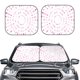thumbnail image 2 of Fotbe Breast Cancer Awareness (4) Juego de 2 Piezas de Parasoles para Parabrisas | Bloqueador Solar para Auto | Accesorios Plegables para Protección Solar Interior-Medium, 2 of 6