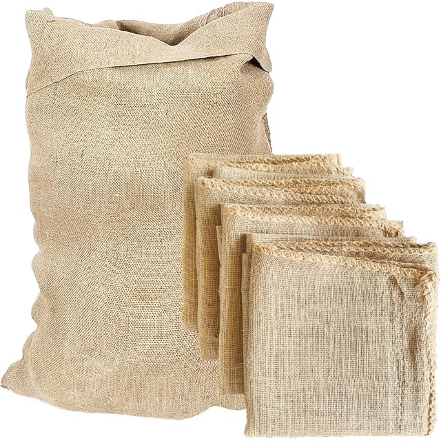 Sac en Toile de Jute Réutilisable Multi-Usage y Pouces Sac de Course pour Pommes de Terre 23 Pouces Adapté pour Usage Extérieur pour Légumes et Jardinage Sac en Toile de Jute