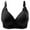 501_Black, variant on Sweet Home Farm Padded Bras for Women No Steel Ring Thin Bra Solid Color Embroidered Decoration Breathable Gathers Underwear Comfort Bras