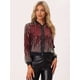 thumbnail image 2 of Disfraz de Navidad Allegra K Chaqueta de Lentejuelas Mujer Brillante Ombre Rojo S, 2 of 6