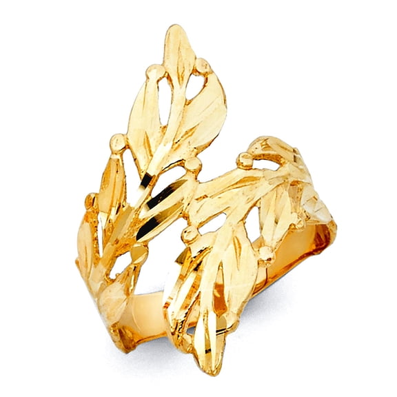 14k Yellow Gold Fancy Ring Size 7 Ring for Women - 3.2 Grams