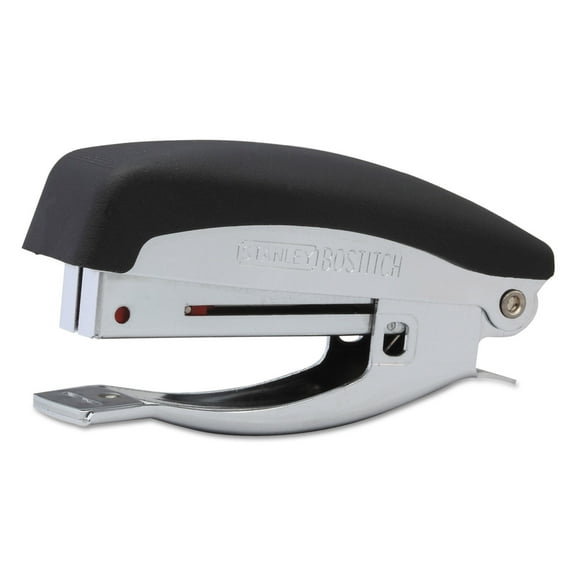 Bostitch Deluxe Hand Held Stapler, 20 Sheets, Black/Chrome