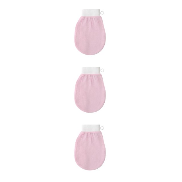 Soidarity Guante de baño portátil para adultos en casa, brazo, pierna, pecho, espalda, cuerpo, guantes exfoliantes, herramientas de ducha, Type1 NO1