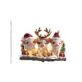 thumbnail image 2 of Llavero de Acrílico 2D para Coche con Forma de Cerdito Navideño, Decoración Navideña, 2 of 7