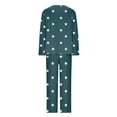 thumbnail image 3 of Usmixi Womens Pajama Set Womens Sleepwear 2 Piece Sets Fashion Star Print Lightweight Long Sleeve Pullover and Pant Lounge Sets Homewear Pajamas Sets with Pocket, 3 of 4