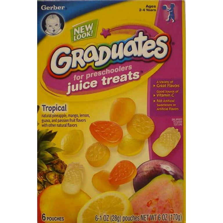 Gerber Graduate Tropical Juice Snack Walmart
