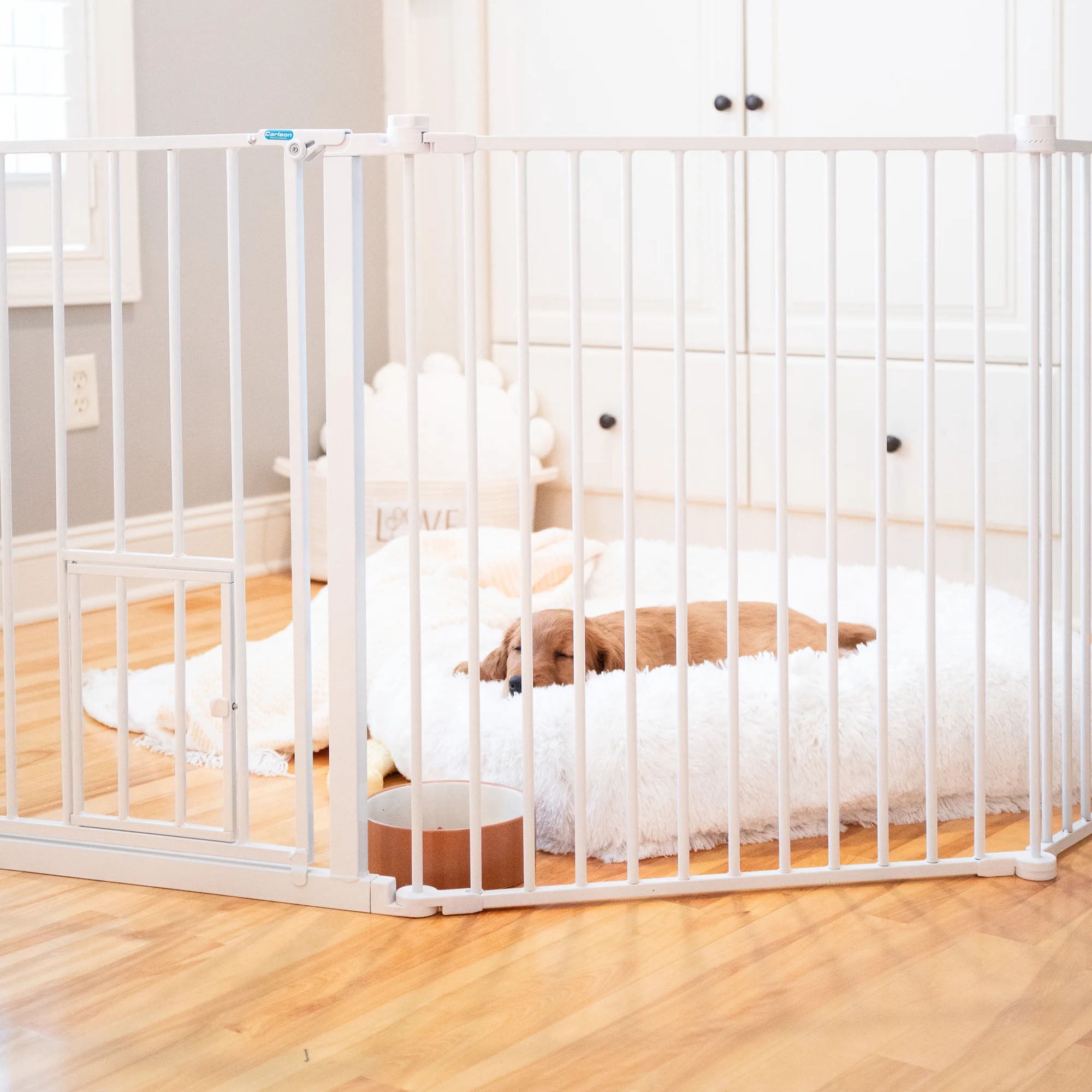 Carlson Pet Products 2-in-1 Super Wide Pet Pen and Gate