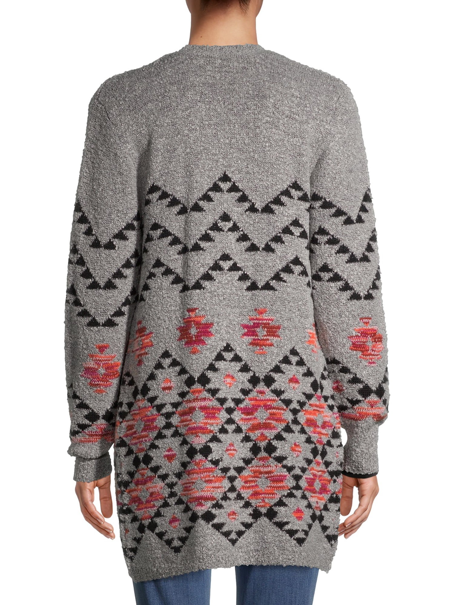 no boundaries aztec cardigan