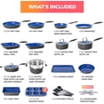 thumbnail image 2 of UltraClad Kitchen Induction Pots and Pans Set Nonstick Induction Cookware Sets -24pc for Cooking Kitchen Cookware Sets, Frying Pans, 2 of 9