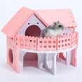 thumbnail image 4 of Maytalsory Wide Application 2 Stories Hamster House For Small Pets Colorfast PVC Made Villa House Small Pet Blue, 4 of 6
