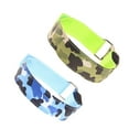 thumbnail image 5 of CIMAXIC Bracelet Lumineux Camouflage Extérieur 2 Pcs pour Activités de Nuit Course Randonnée (Style Éclairage Bleu, Vert), 12.6"X1.57"X0.2 Pouces, 5 of 5