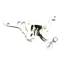 thumbnail image 1 of Up to 65% Off 3d Three-dimensional Metal Stainless Steel Model Mechanical Dinosaur Keychain Necklace Rings Earring Jewelry on Clearance, 1 of 3