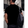 thumbnail image 2 of 1pc Alai Selection Men's Round Neck 3D Printed T-Shirt - Funny "I'm Often Mistaken for an Adult" Graphic, Slight Stretch, Machine Washable, All-Season Casual Summer Tee, Casual Sporty Tee, 2 of 6