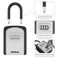 thumbnail image 5 of ORIA Combination Lock Wall Safe, 4.49 in * 3.46 in * 2.32 in Silver, 5 of 7