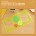 thumbnail image 2 of Shisuyan Pupil Drawing Stencils Assorted Color Plastic 12Pcs 7.9x4.3In, 2 of 8