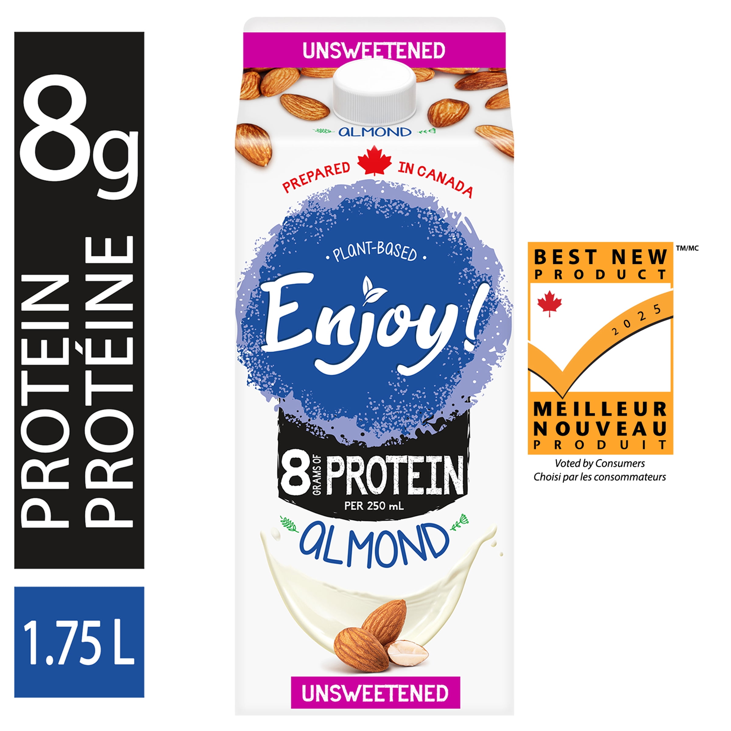 Almond Unsweetened Original Plant-Based Beverage, 1.75L