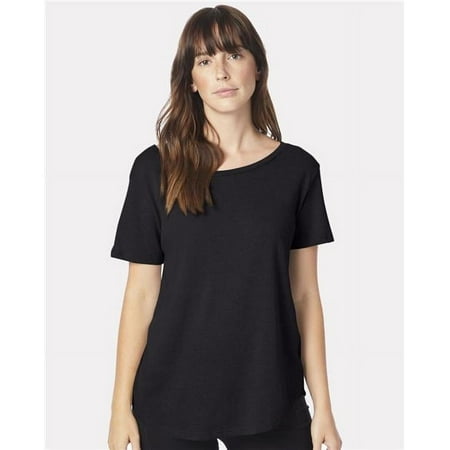 Alternative B02212133 Women Backstage Vintage Jersey T-Shirt, Charcoal Heather - Small