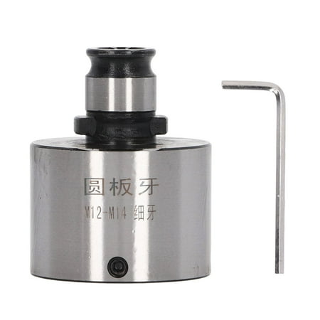 

Thread Die Chuck Fast Change 19mm Outer Diameter Carbon Steel GT12 M12 M14 for Lathe Fine Teeth