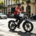 thumbnail image 2 of Arshin 20“Fat Tire Electric Bike for Adults,Off-Road Ebike,1500W Peak Motor,28 MPH Max Speed,7-Speed,48V 15Ah Battery,UL2849 Certified,Ages 16+ (Black), 2 of 12