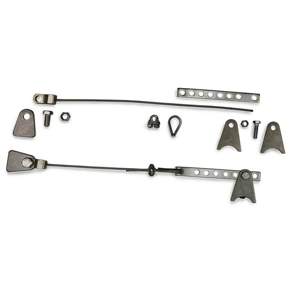 Competition Engineering Suspension Travel Limiter C2025 Weld On; Cable Type; With Mount Tabs/Cable Assemblies/Hardware
