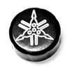 Krator Motorcycle Fluid Black Reservoir Cap Logo Engraved For Yamaha Models
