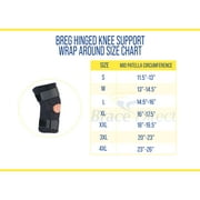 Breg Wrap-Around Hinged Knee Support Brace - Advanced Stability & Pain Relief for Ligament Injuries