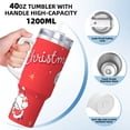 thumbnail image 4 of Lsque Sanrio Pattern 40 OZ Ice Bully Cup with Handle and Straw, Double Wall Stainless Steel Tumbler Travel Coffee Cup with Lid for Christmas Present, 4 of 8