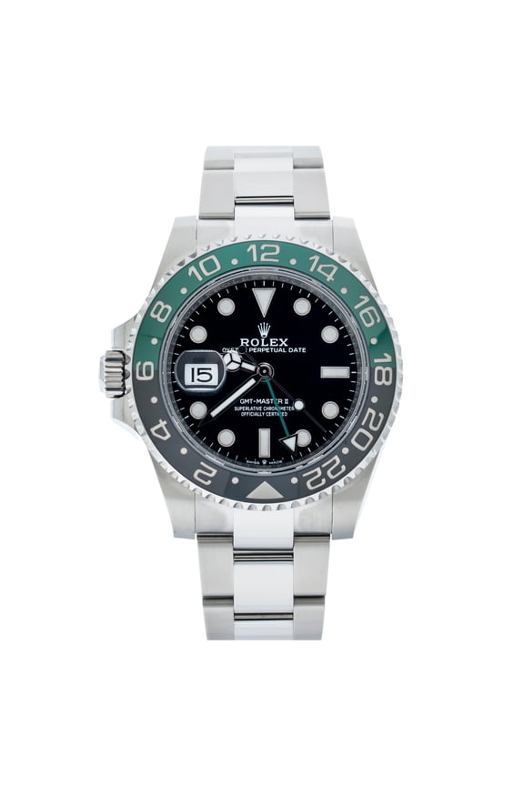 Pre-Owned Rolex GMT-Master II 126720VTNR 40MM Black Dial With Green And Black Bezel