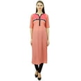 thumbnail image 2 of Phagun Women Solid Kurta Designer Kurti Casual Formal Tunic Blouse, 2 of 7