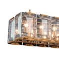 thumbnail image 3 of Elegant Lighting Monaco 13" 10 Light Crystal Pendant Lamp in Golden Iron/Clear, 3 of 5