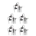 thumbnail image 1 of Methold Auriculares con cable 96dB 3.5mm Reducción de ruido Auriculares internos Interior Exterior Transmisión en vivo Grabación de voz Vlogging negro 1.2 millones 5piezas, 1 of 6