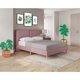 thumbnail image 1 of Base de Cama Matrimonial Makora Luma Rosa Tapizada en Tela Tipo Lino (No Incluye Colchón), 1 of 9