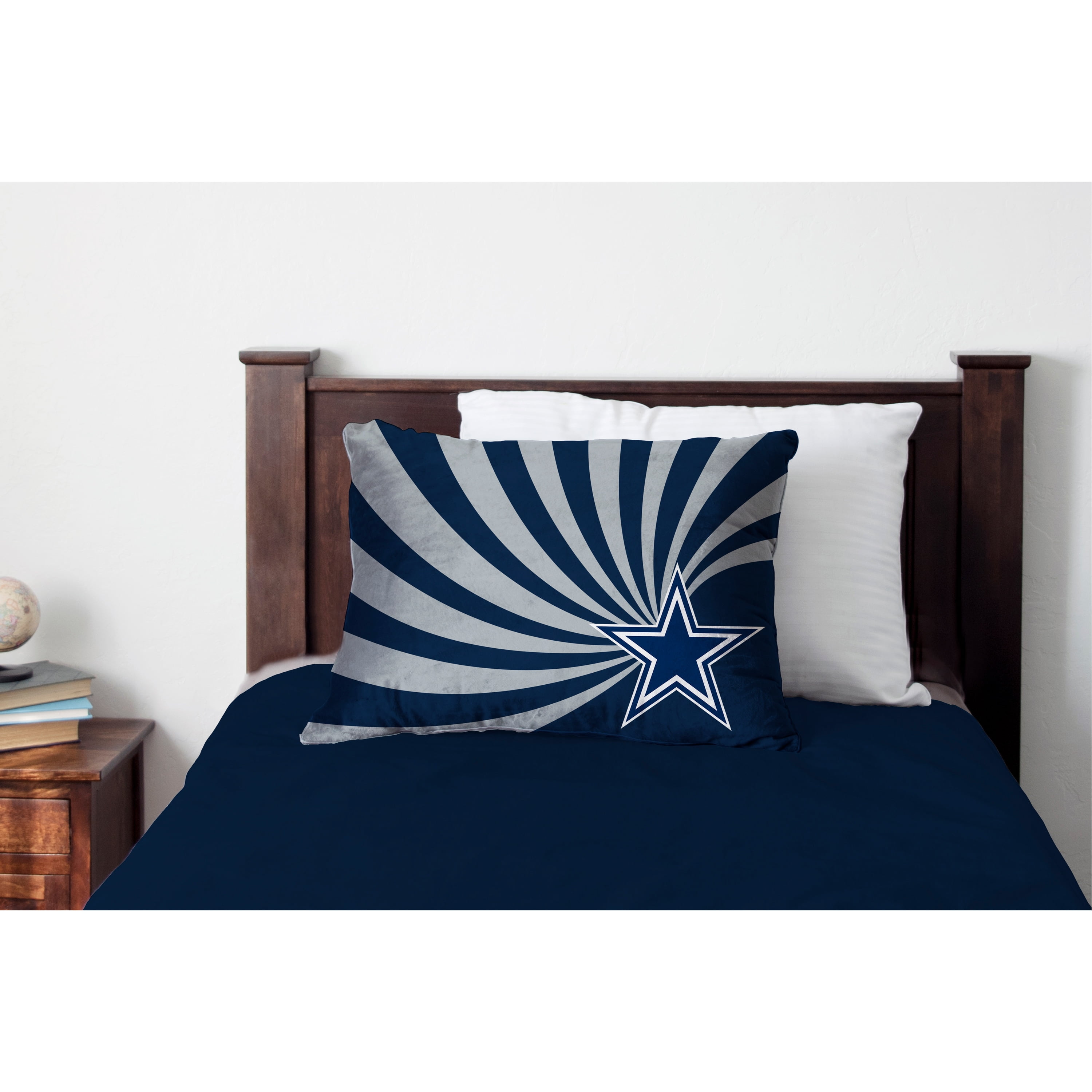 Pegasus Sports NFL DOT DESIGN BED PILLOW 20x26 BUFFALO BILLS Blue