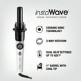 thumbnail image 6 of KISS Instawave Professional Ionic Ceramic Deluxe Automatic Hair Curler, Black & White, 6 of 12