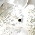 thumbnail image 6 of Rosec Jewels Natural Black Onyx Heart Pendant Necklace (2 Ct, AAA Grade) - Onyx Diamond Necklace - Ready to Gift for Birthday, 14K Yellow Gold, 6 of 8