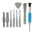 thumbnail image 1 of 10pcs destornillador de destornillador profesional reemplace la herramienta de reparación resistente Mango de destornillador de precisión Kit de, 1 of 7