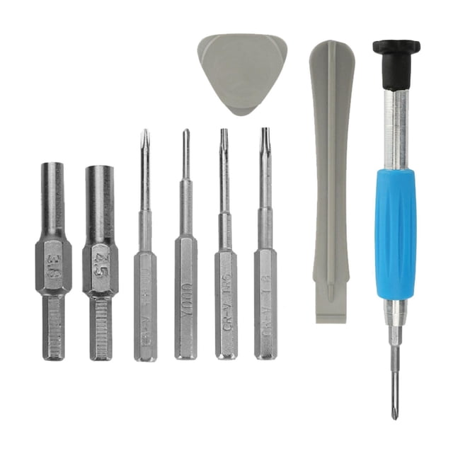 10pcs destornillador de destornillador profesional reemplace la herramienta de reparación resistente Mango de destornillador de precisión Kit de